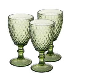 Набір келихів SNT 9445 Argyle Emerald 6шт * 320мл