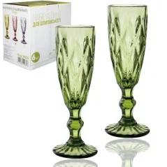 Набір келихів SNT Грані 9454 Emerald 6шт 200мл