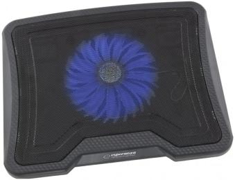 Підставка під ноутбук Esperanza Notebook Cooling Pad Leste (EA143) Black