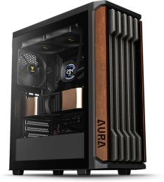 Корпус для ПК Gamdias AURA GC11 WOOD Mid-Tower PC Case Black
