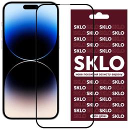 Захисне скло SKLO 3D для Apple iPhone 15 Plus/16 Plus Black