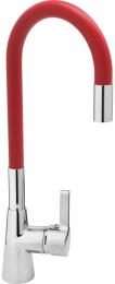 Кухонний змішувач FALA FLEXIBLE Red (75707)