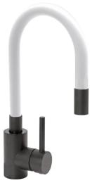 Кухонний змішувач FALA BLACK FLEXIBLE 75776 White