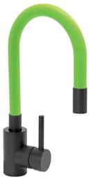 Кухонний змішувач FALA BLACK FLEXIBLE 75779 Green