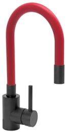 Кухонний змішувач FALA BLACK FLEXIBLE 75777 Red