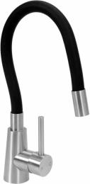 Кухонний змішувач FALA FLEXIBLE STEELY Black (75729)