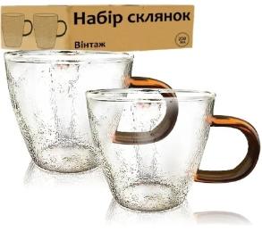 Набір стаканів SNT Вінтаж 203-1 4 шт. 250мл