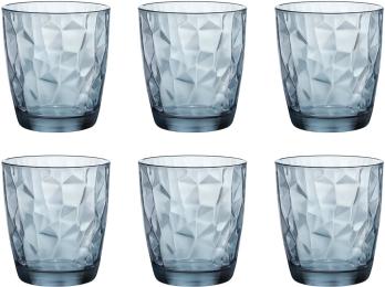 Набір стаканів Bormioli Rocco DIAMOND OCEAN Blue 305 мл 6 шт.