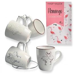 Набір чашок SNT FLAMINGO 021-04-15 4шт 350мл