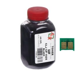 Принтерний тонер AHK HP CLJ CP1025 40г Black (1500122) + чіп