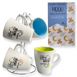 Набір чашок SNT COLOR1 021-04-16 4шт 350мл