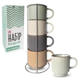 Набір чашок SNT 021-04-22 400 мл * 4