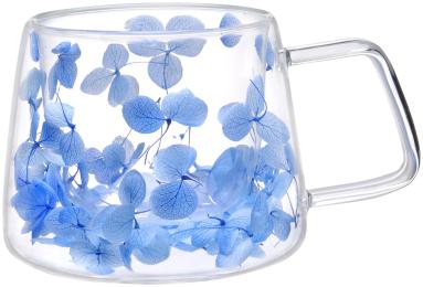 Набір чашок Vittora Квіткова блакить VT-5311-200 2шт, 200мл