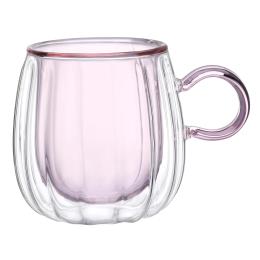 Набір чашок Vittora VT-5315-240 CUT Pink 2 шт, 240мл