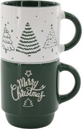 Набір чашок LIMITED EDITION NY Warmly Green 2х320 мл в уп. (TRSC-BH5019-M01)