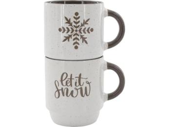 Набір чашок LIMITED EDITION NY Warmly Green Gray 2х320 мл в уп. (TRSC-BH5019-M02)