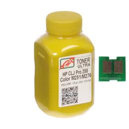 Принтерний тонер AHK HP CLJ Pro 200/M251/M276N 60г Yellow (1505160/1500738) + чіп