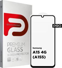 Захисне скло ArmorStandart Pro для Samsung Galaxy A15 4G (A155) Black (ARM74659)