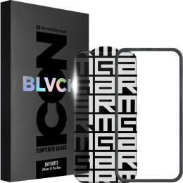 Захисне скло ArmorStandart Infinity Black Icon 2.75D для Apple iPhone 15 Pro Max з аплікатором (ARM77821)