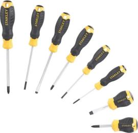 Набір викруток Stanley Cushion Grip S/DRIVER 8 шт. (STHT16167-0)