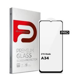 Захисне скло ArmorStandart Pro для ZTE Blade A34 Black (ARM78902)