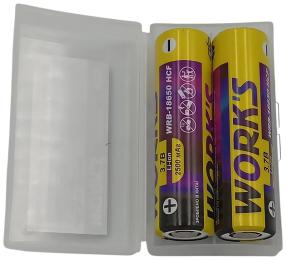 Акумулятор WORKS Li-ion WRB-18650 HCF 2 шт