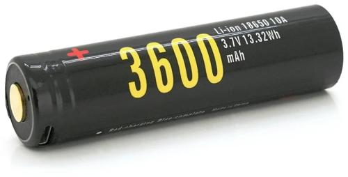 Акумулятор LiitoKala 18650USB-3.7-3600, Black