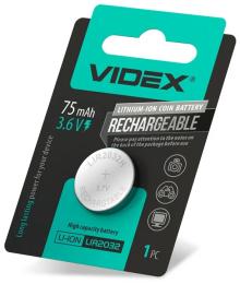 Акумулятор Videx LIR2032 BLISTER CARD