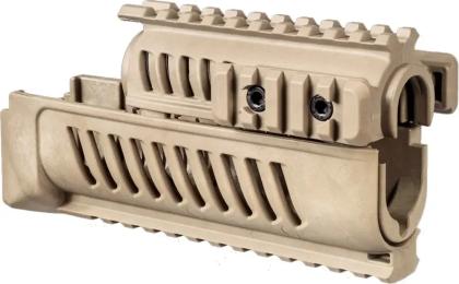 Цівка FAB Defense полімерна для Сайги, 4 планки desert tan (coyote tan)