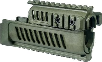 Цівка FAB Defense полімерна для Сайги, 4 планки olive drab