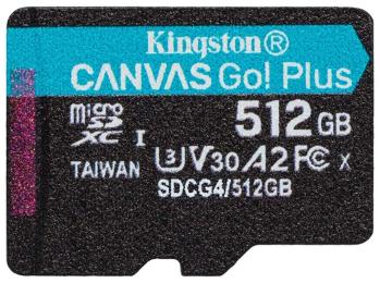 Карта памяті Kingston Canvas Go! Plus microSDXC (UHS-1 U3) class 10 A2 V30 512GB