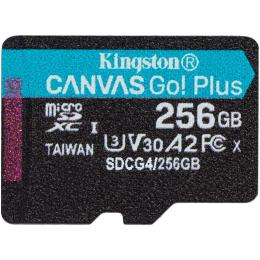 Карта памяті Kingston Canvas Go Plus 256GB C10 A2 V30 UHS-I U3