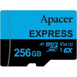 Карта памяті Apacer microSD Express 256Gb UHS-I U3 V30 A1 Class 10 (AP256GMCEXG3X17-RA)