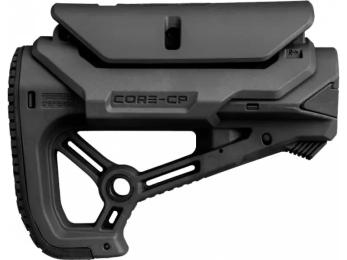 Приклад FAB Defense GL-CORE S CP з регульованою щокою, без труби чорний