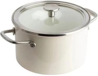 Каструля KitchenAid Steel Core, 20 см, 3, 7 л Almond Cream (CC003266-001)