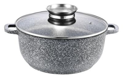 Каструля GUSTO CERAMIC SNOW GT-2604-22 Gray