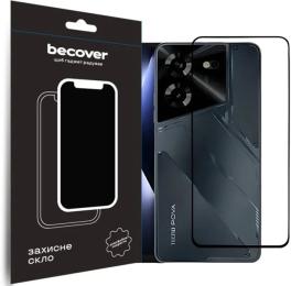 Захисне скло BeCover для Tecno Pova 5 (LH7n) Black (710031)