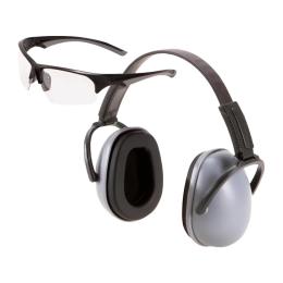 Захисні навушники Allen (1568.04.41) Gray + окуляри з прозорою лінзою (для стендової стрільби)