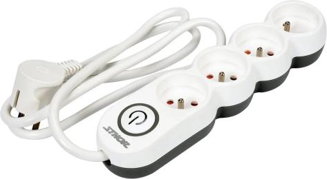 Мережевий фільтр YATO 1.5 м на 4 розетки (72353) White