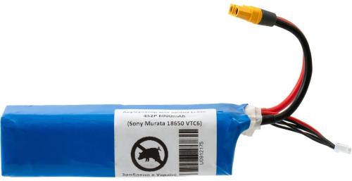 Акумулятор для квадрокоптера Vinga Li-Ion 4s2Р 6000mAh (6000BMS/SONY18650) з балансувальним кабелем Sony Murata 18650 VTC6