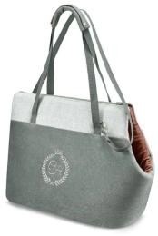 Переноска для тварин Chloes Home Paris 53х19х32 см сіра (CLH1165)