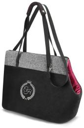 Переноска для тварин Chloes Home Paris 53х19х32 см чорна (CLH1172)