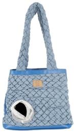 Переноска для тварин MISOKO&amp;CO 40x18x38 см темно-синя (YIWUMSK70170)