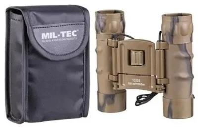Бінокль MIL-TEC GEN.II COLLAPSIBLE BINOCULAR 10X25 Desert