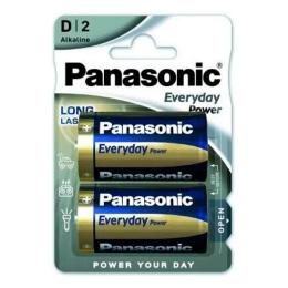 Батарейка Panasonic Everyday Power LR20 2 шт, лужна