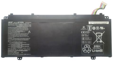 Акумулятор до ноутбука Acer Aspire S5-371 AP15O5L 4670mAh (53.9Wh) 3cell 11.55V Li-i (A47686)