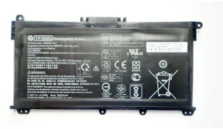 Акумулятор до ноутбука HP Pavilion 15-cd TF03XL 3630mAh (41.9Wh) 3cell 11.55V Li-P (A47660)