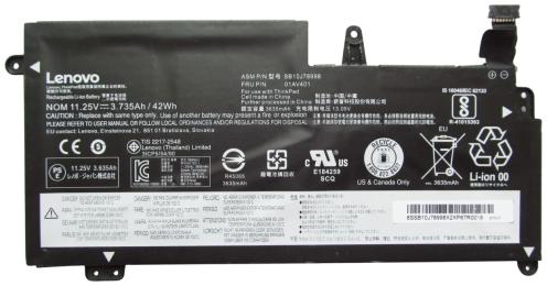 Акумулятор до ноутбука Lenovo ThinkPad 13 (1st Gen) 01AV401 3735mAh (42Wh) 3cell 11.25V (A47414)