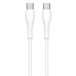 Дата-кабель Jellico B9 USB Type-C (тато)  -  USB Type-C (тато), 1m White 3.1A