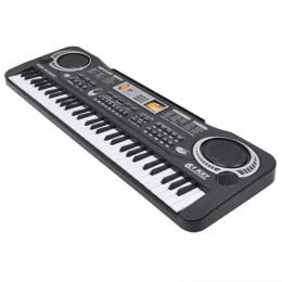 Іграшковий музичний інструмент Infinity 61-key Childrens Electronic Piano Keyboard Portable Educational Toy Musical Instrument Black